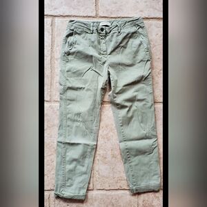 Zara Women's Olive Green Chino Pants size 6